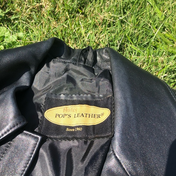 Real genuine pop’s leather jacket - Picture 5 of 7